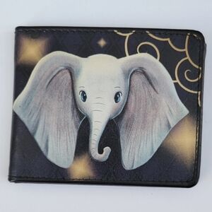 New Bi-Fold Wallet - Dumbo Face + DREAMLAND Diamond.
